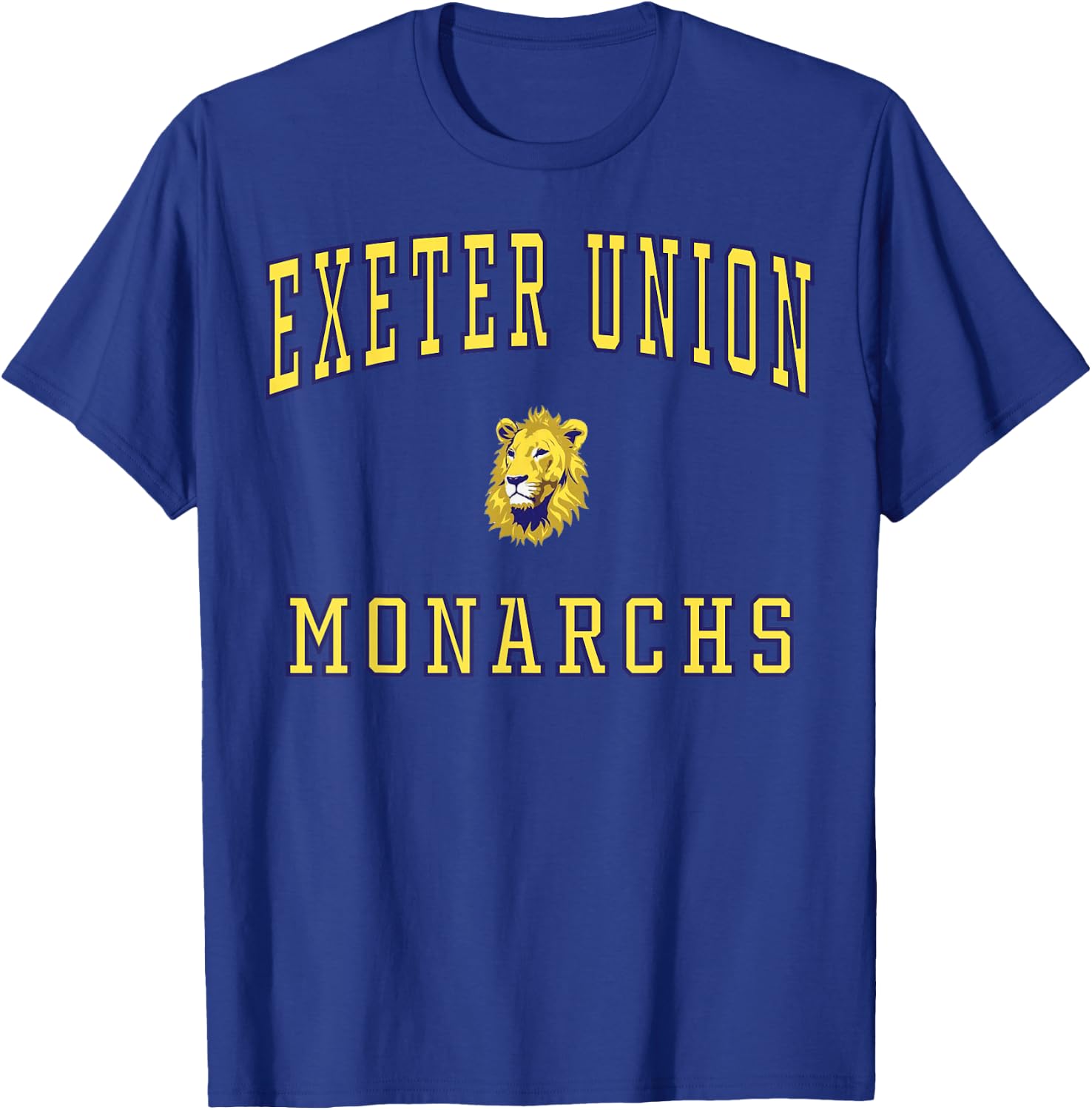 Exeter Union High School Monarchs C1 T-Shirt - T-Shirt | Royal