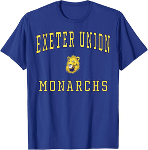Exeter Union High School Monarchs C1 T-Shirt - T-Shirt | Royal