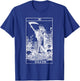 Tarot Card Death XIII Angel Skull Vintage Dead Reaper Grim T-Shirt - T-Shirt | Royal