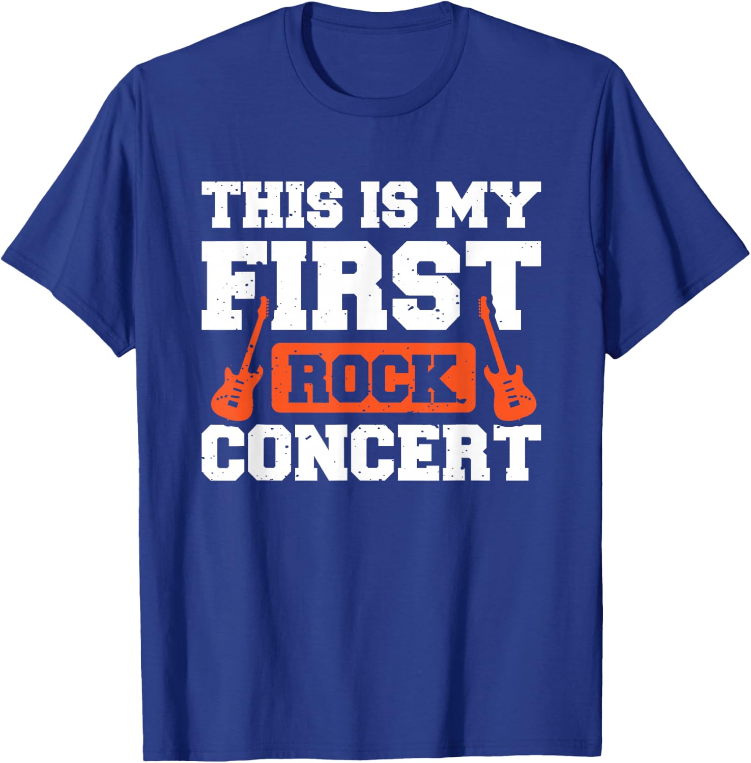 This Is My First Rock Concert T-Shirt - T-Shirt | Royal
