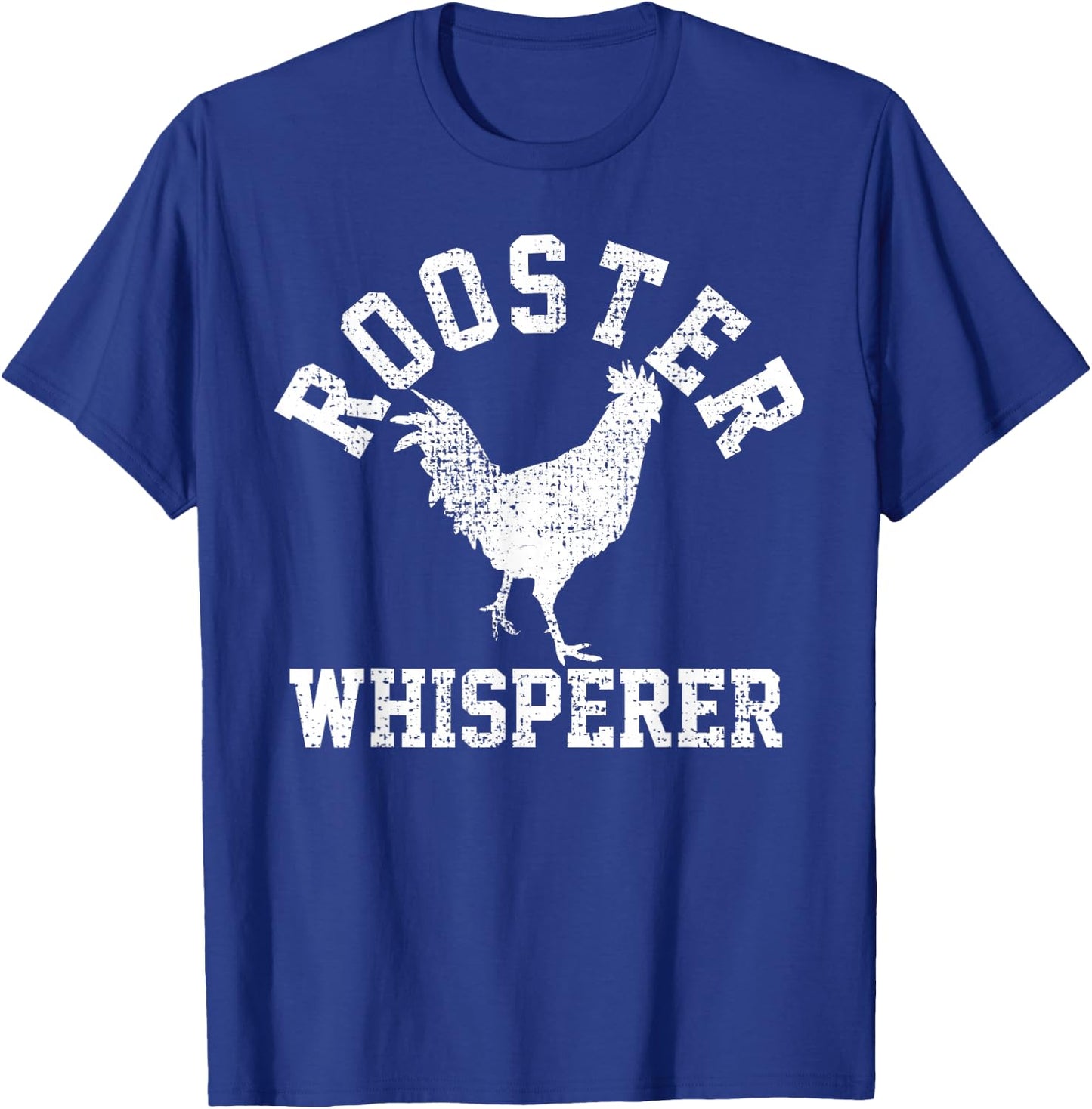 Funny Cock Whisperer Gift Farmer Rooster T-Shirt - T-Shirt | Royal