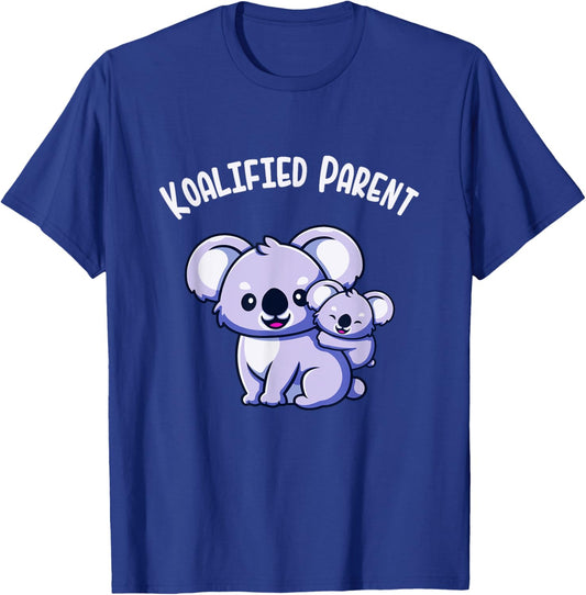 Koalified Parent Koala Family Mum Dad Parents T-Shirt - T-Shirt | Royal