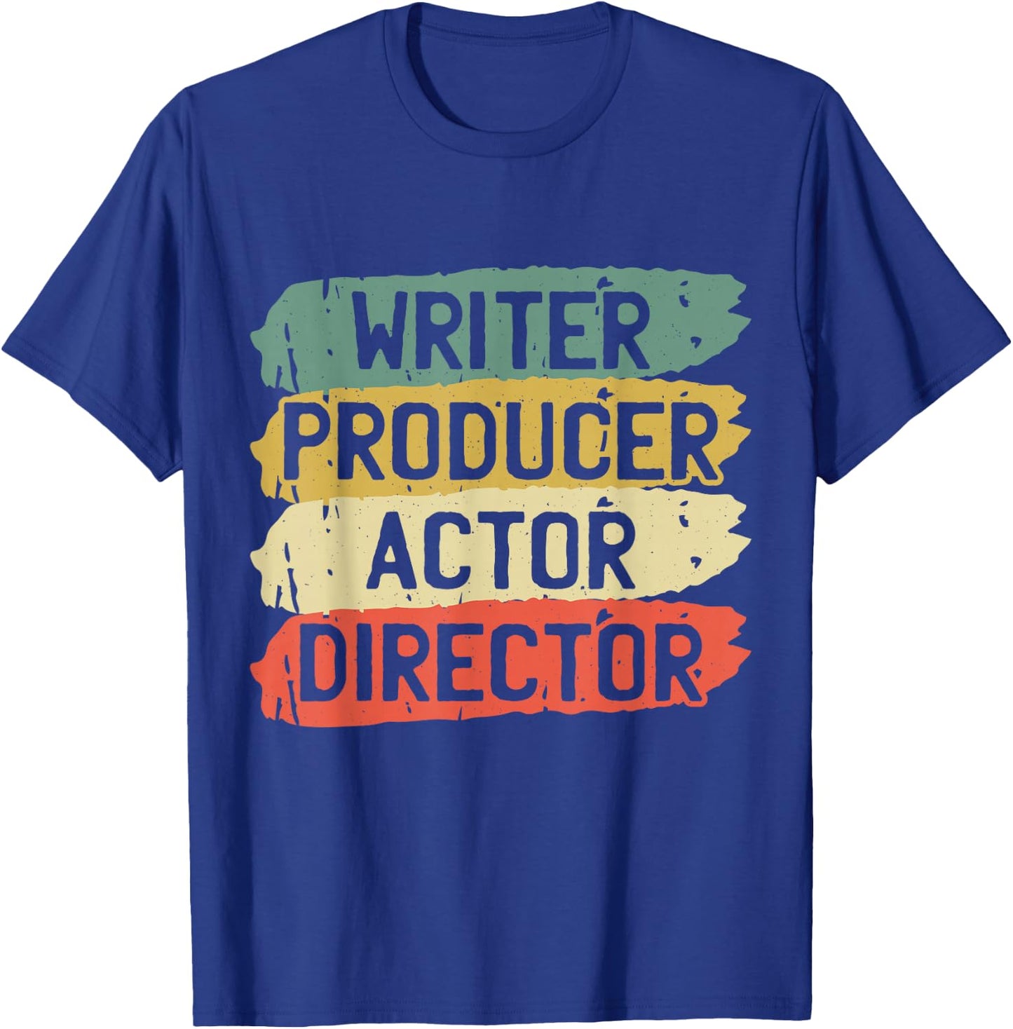 Retro Filmmaker Producer Writer Actor and Movie Director Small T-Shirt - T-Shirt | Royal