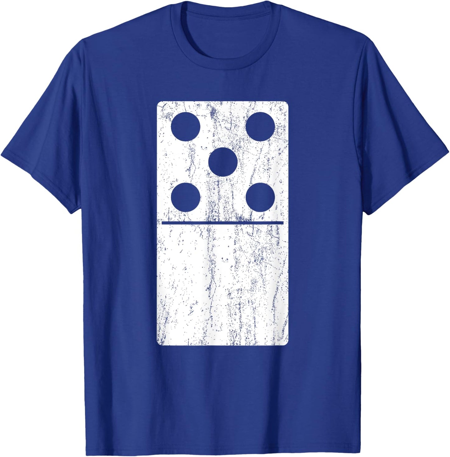Domino Matching Group Tiles Five-Zero 5-0 Funny T-Shirt - T-Shirt | Royal