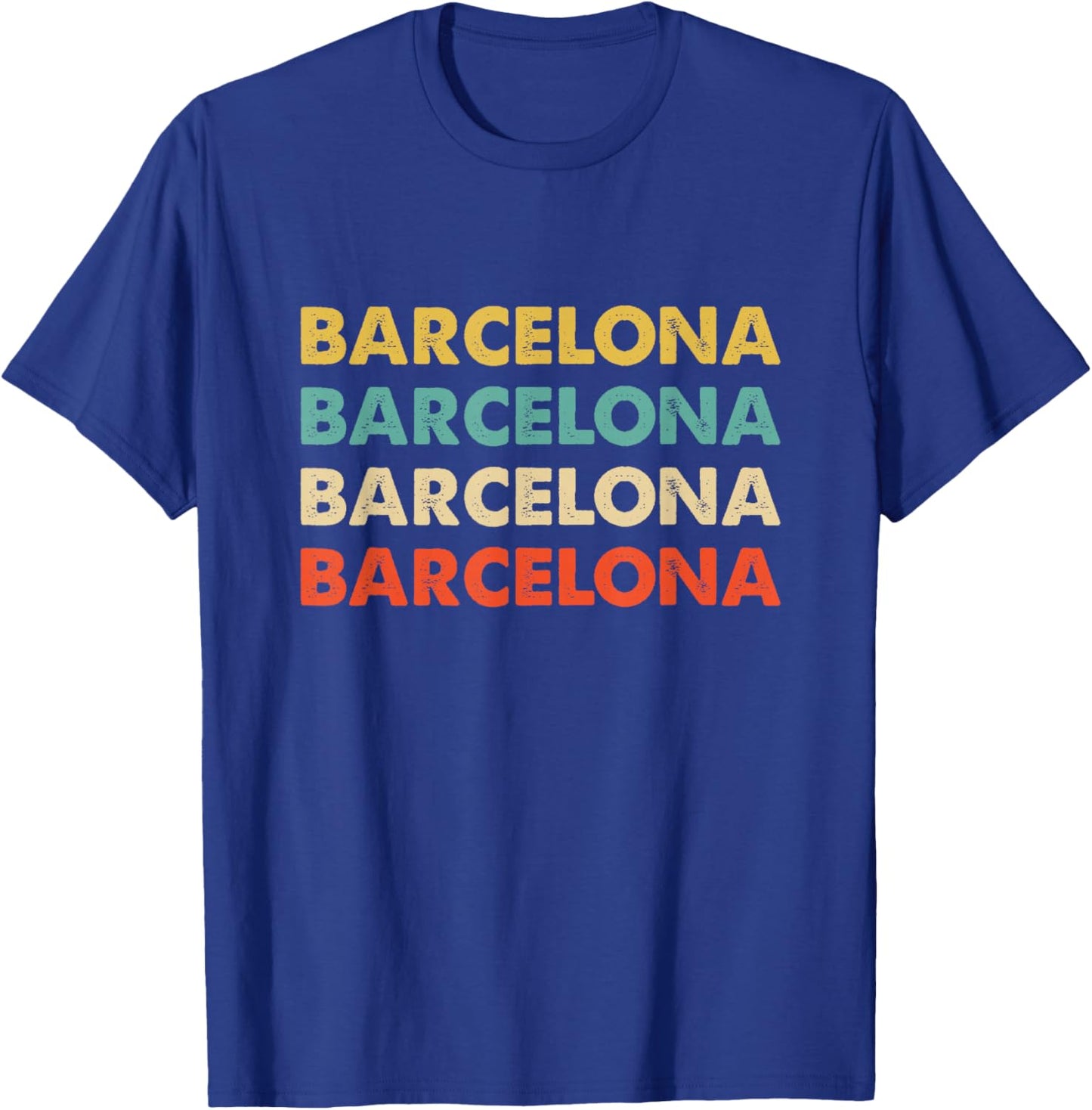 Barcelona Spain T-Shirt - T-Shirt | Royal