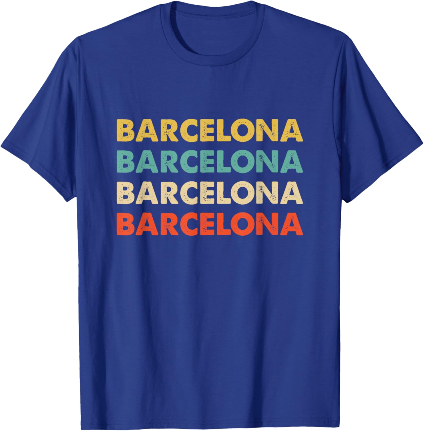 Barcelona Spain T-Shirt - T-Shirt | Royal