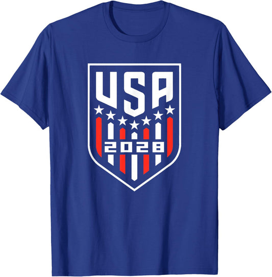 USA 2028 Go United States Sport USA 2028 USA T-Shirt - T-Shirt | Royal