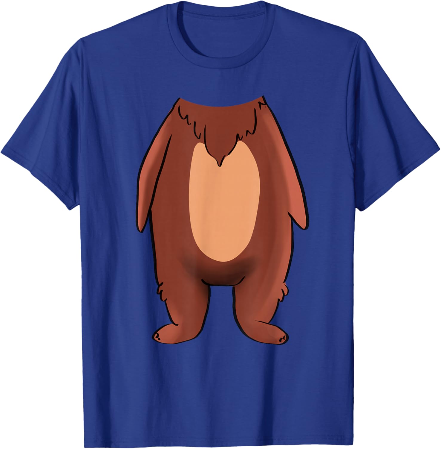 Bear Halloween Costume Shirt - Brown Grizzly Bear T-Shirt - T-Shirt | Royal
