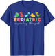 Pediatric Respiratory Therapist Nurse Cute Dinosaur PEDS RT T-Shirt - T-Shirt | Royal