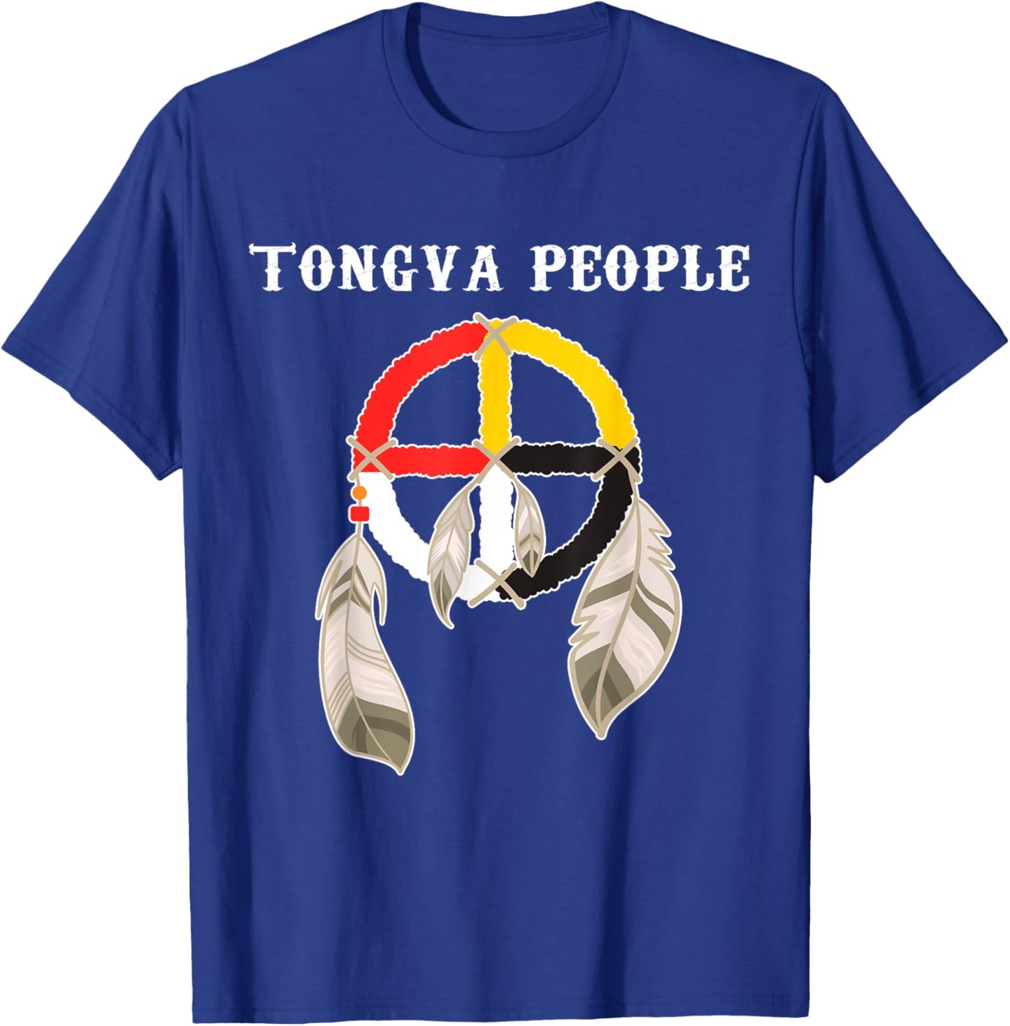 Gabrielino-Tongva Tribe Native American Medicine wheel T-Shirt - T-Shirt | Royal