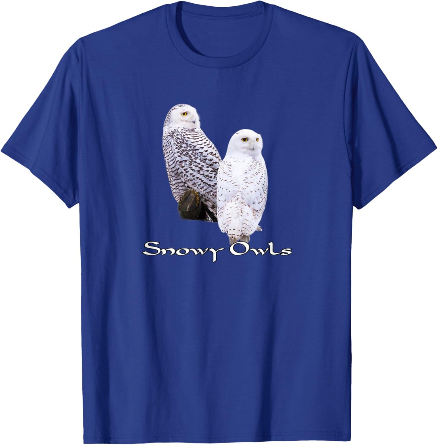 Snowy Owl Wildlife T-Shirt - T-Shirt | Royal