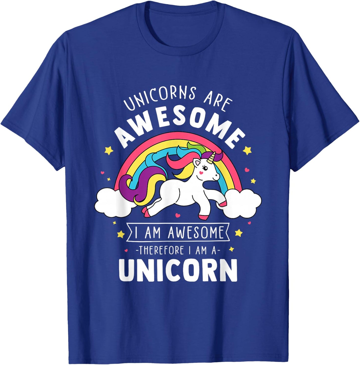 Unicorns are Awesome I'm A Unicorn - Funny Rainbow Gift Small T-Shirt - T-Shirt | Royal