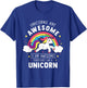 Unicorns are Awesome I'm A Unicorn - Funny Rainbow Gift Small T-Shirt - T-Shirt | Royal