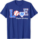 Clayton Kershaw Love My Player - Apparel T-Shirt - T-Shirt | Royal