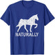 Tennessee Walking Horse Gaited Naturally T-Shirt - T-Shirt | Royal