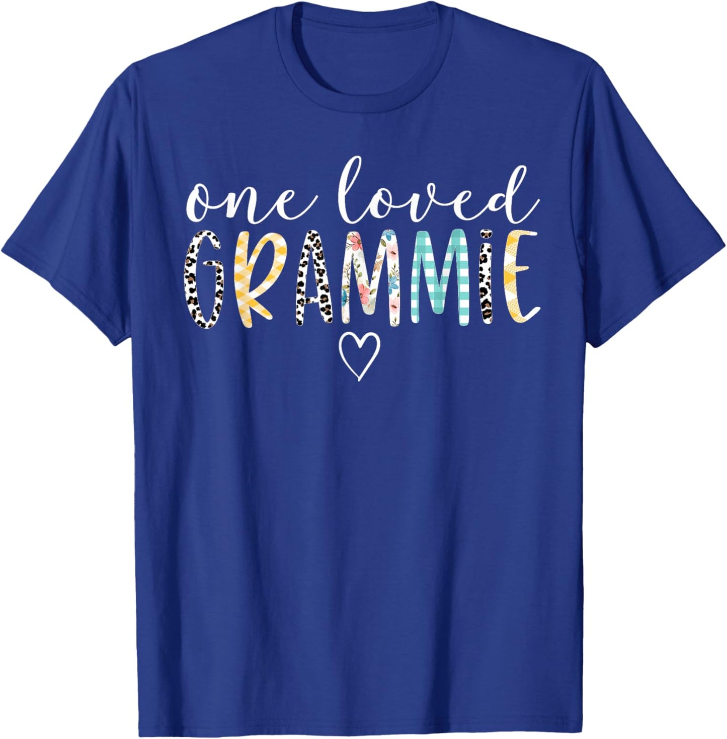 Grammie Gifts Women One Loved Grammie Mother's Day T-Shirt - T-Shirt | Royal