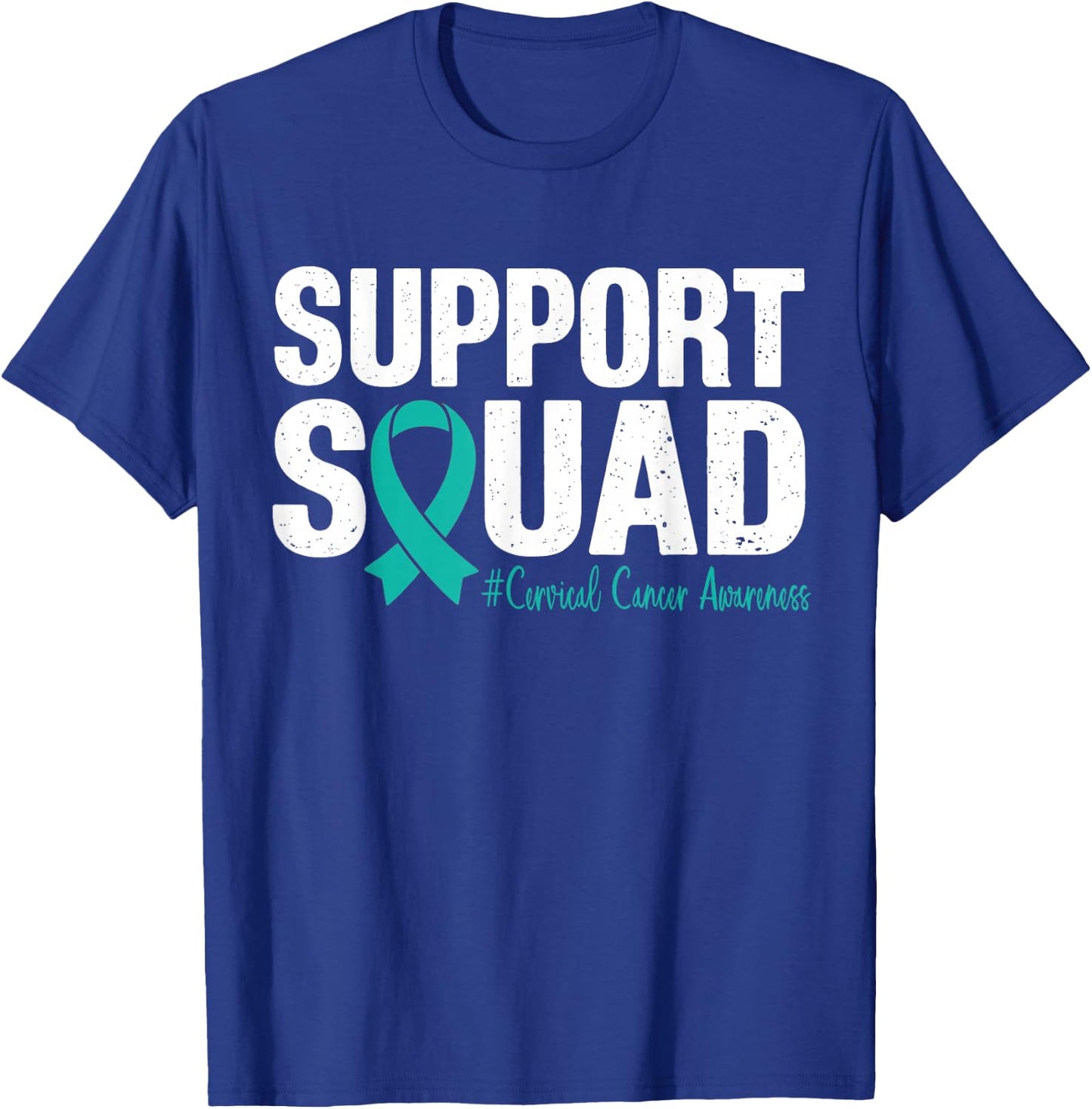 Cervical Cancer Awareness Support Squad Men Women Kids T-Shirt - T-Shirt | Royal