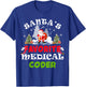 Santa's Favorite Medical Coder Funny Christmas Gift T-Shirt - T-Shirt | Royal