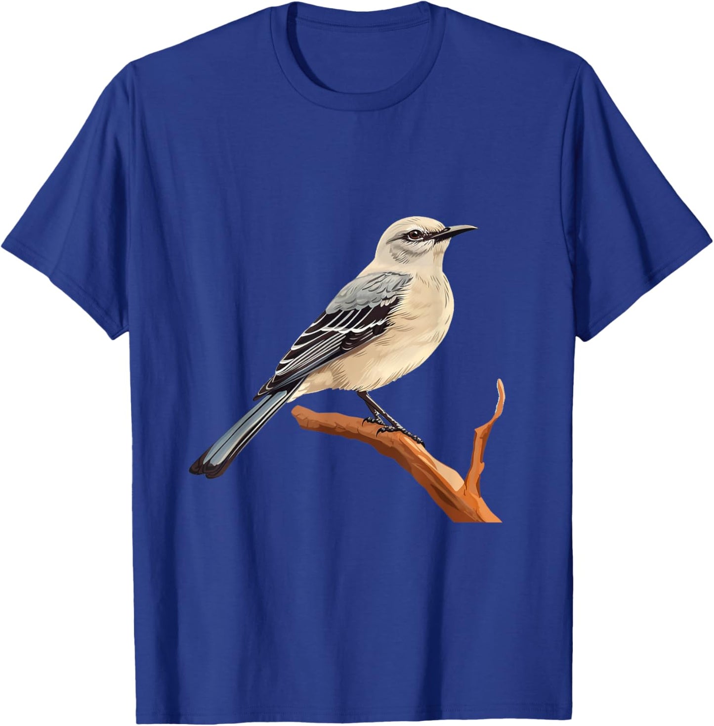 Northern mockingbird lover illustration T-Shirt - T-Shirt | Royal