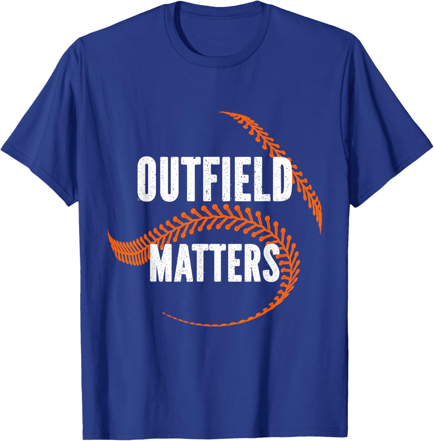 Baseball Outfield Matters Funny Baseball Outfielders T-Shirt - T-Shirt | Royal
