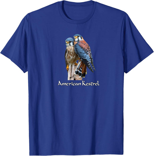 American Kestrel Wildlife T-Shirt - T-Shirt | Royal