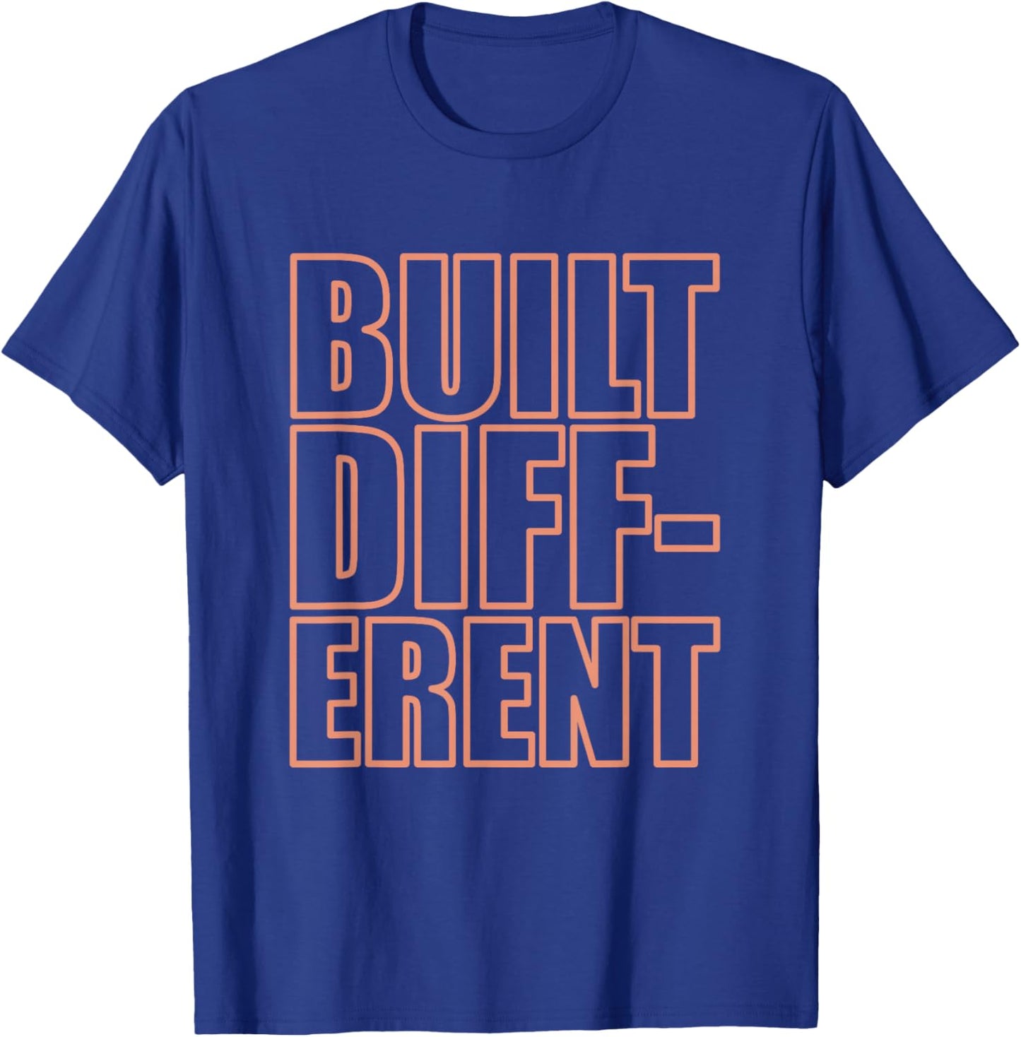 Concrete And Luxury Built Different Crimson Bliss T-Shirt - T-Shirt | Royal