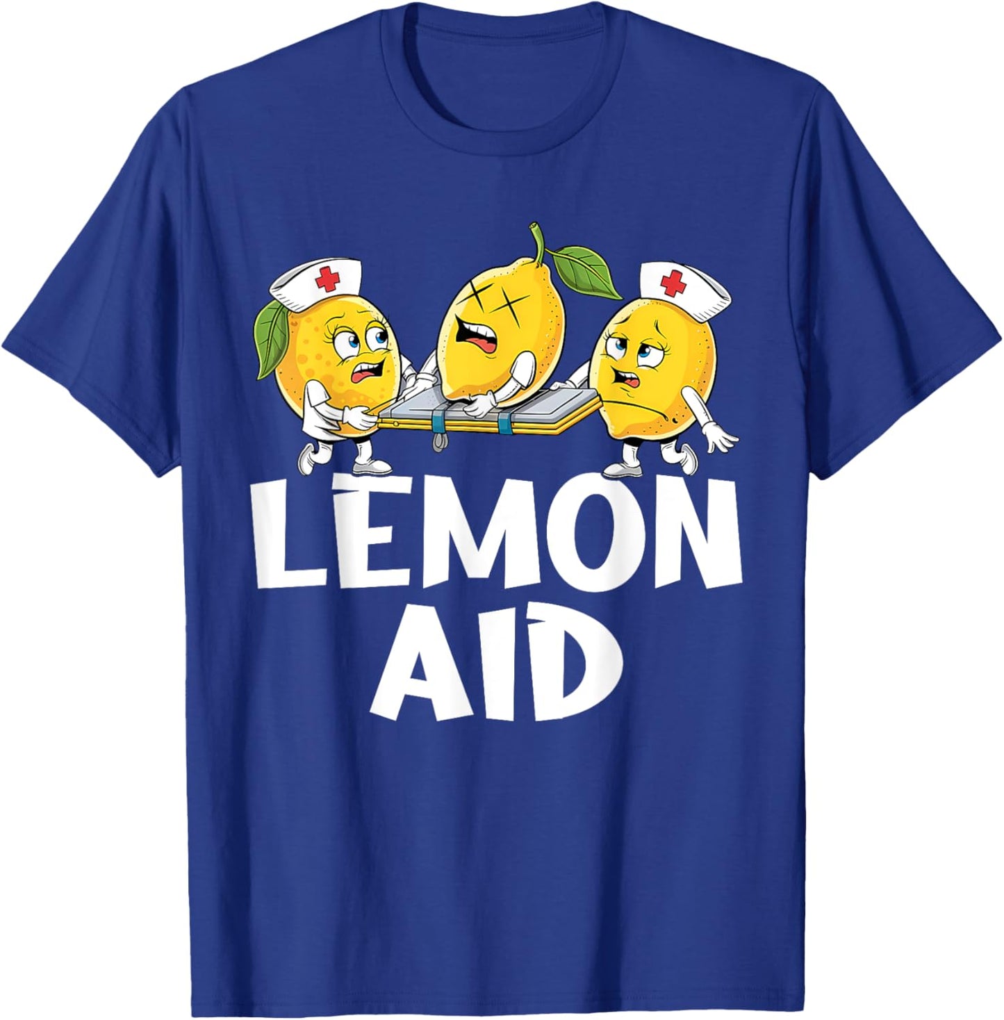 Lemon Aid Funny Lemonade Funny Lemons T-Shirt - T-Shirt | Royal