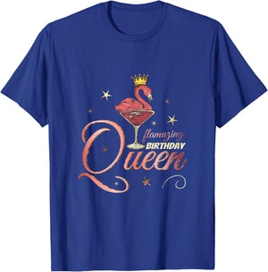 Flamazing Flamingo Birthday Gift T-Shirt - T-Shirt | Royal