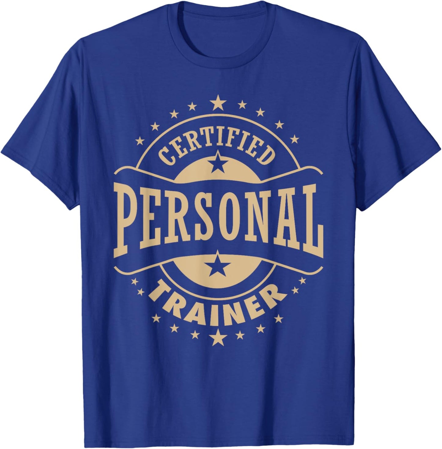 Health & Fitness - Certified Personal Trainer T-Shirt - T-Shirt | Royal