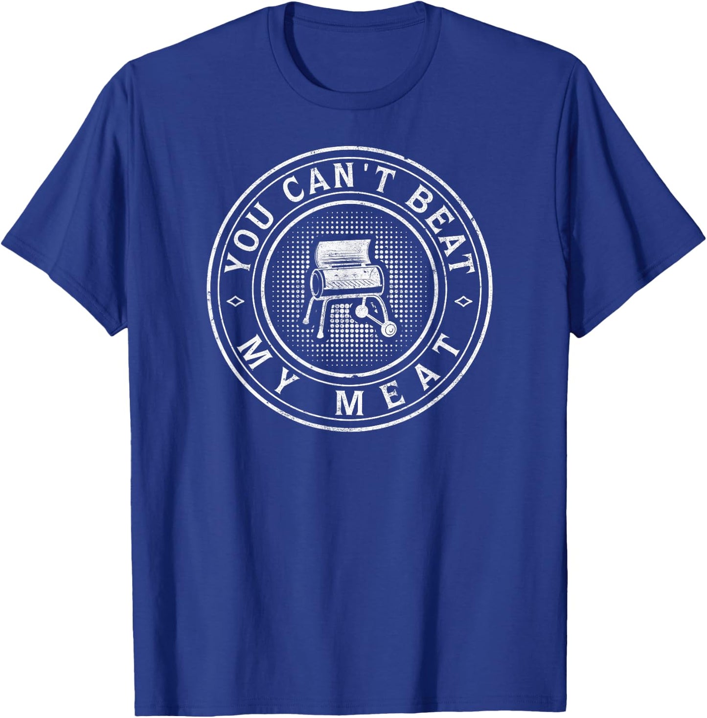 Funny BBQ Pit Reverse Flow Smoker Accessory Grill T-Shirt - T-Shirt | Royal