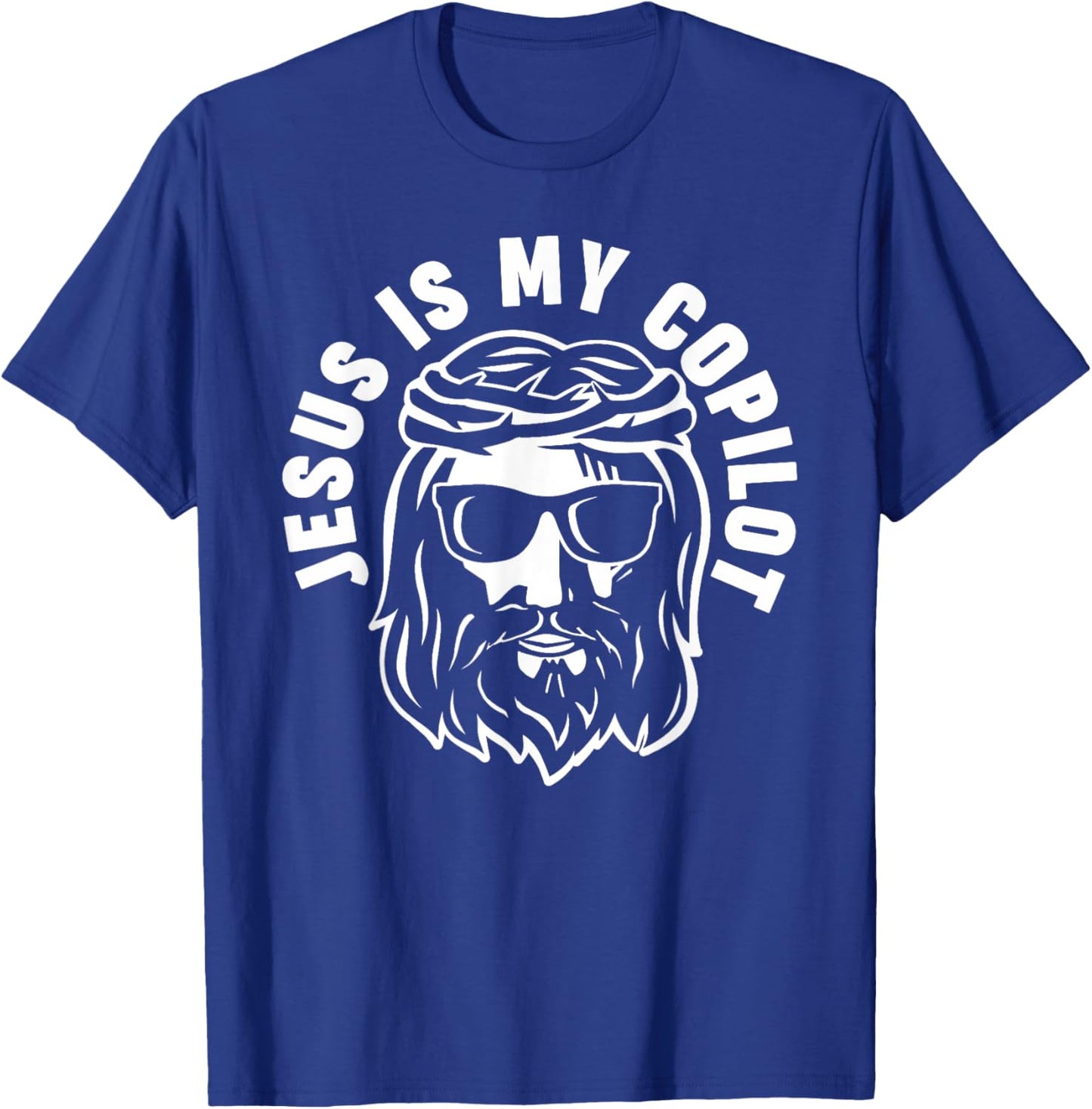 Jesus Is My Copilot T-Shirt - T-Shirt | Royal