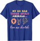My Ex Has 3 Spirit Animals Lion Ass Cheetah Divorce Quote T-Shirt - T-Shirt | Royal