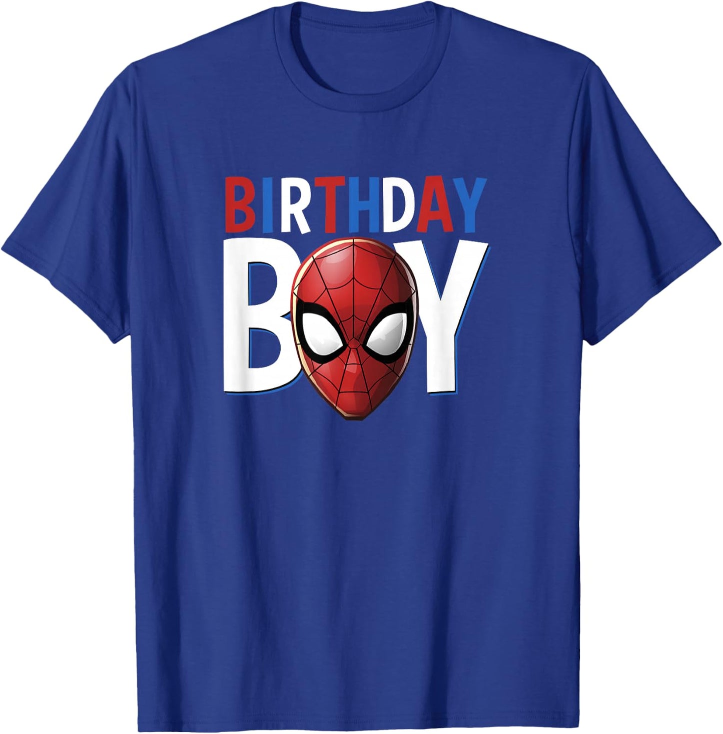Marvel Spider-Man Birthday Boy Small T-Shirt - T-Shirt | Royal