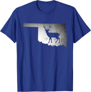 Oklahoma Deer Hunting T-Shirt - T-Shirt | Royal