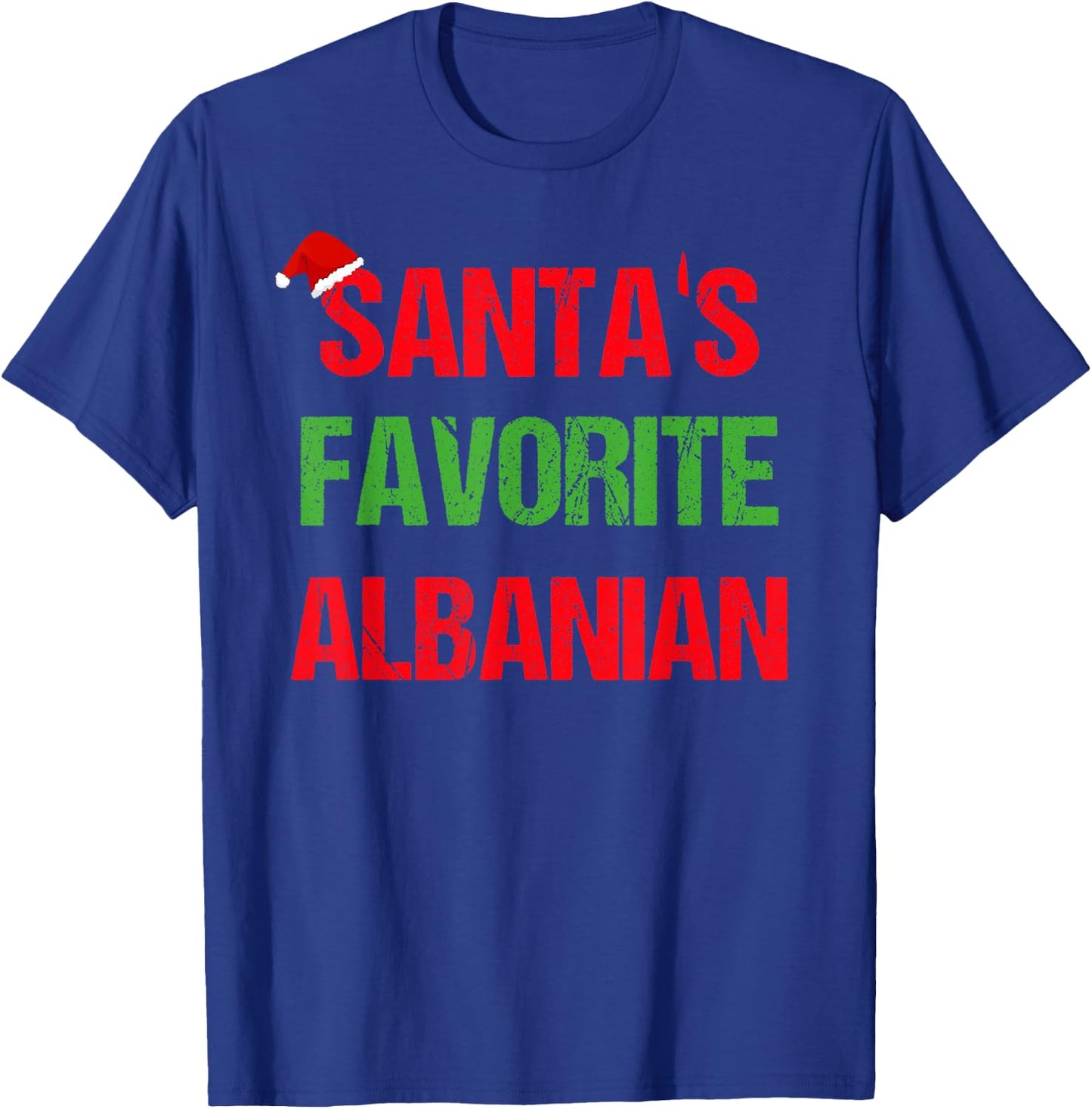 Albanian Funny Albania Pajama Christmas Gift T-Shirt - T-Shirt | Royal