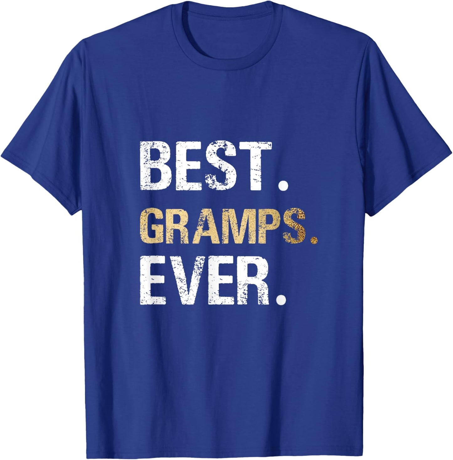 Gift from Granddaughter Grandson Best Gramps Ever T-Shirt - T-Shirt | Royal