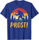 Bigfoot Sasquatch Prost Retro Bavarian Oktoberfest Men Women T-Shirt - T-Shirt | Royal