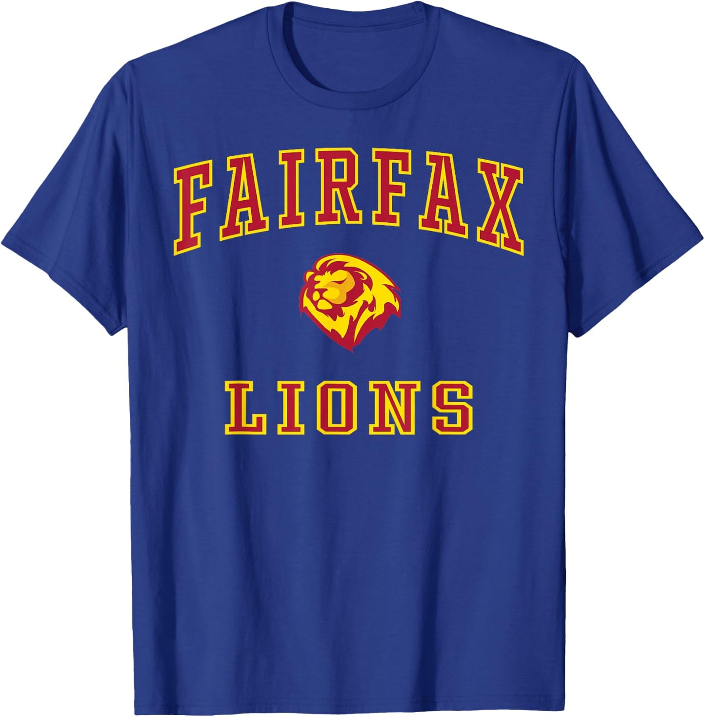 Fairfax High School Lions C1 T-Shirt - T-Shirt | Royal