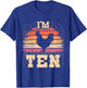 Chicken 10 Year Old Birthday Boy Girl 10th Chicken Birthday T-Shirt - T-Shirt | Royal