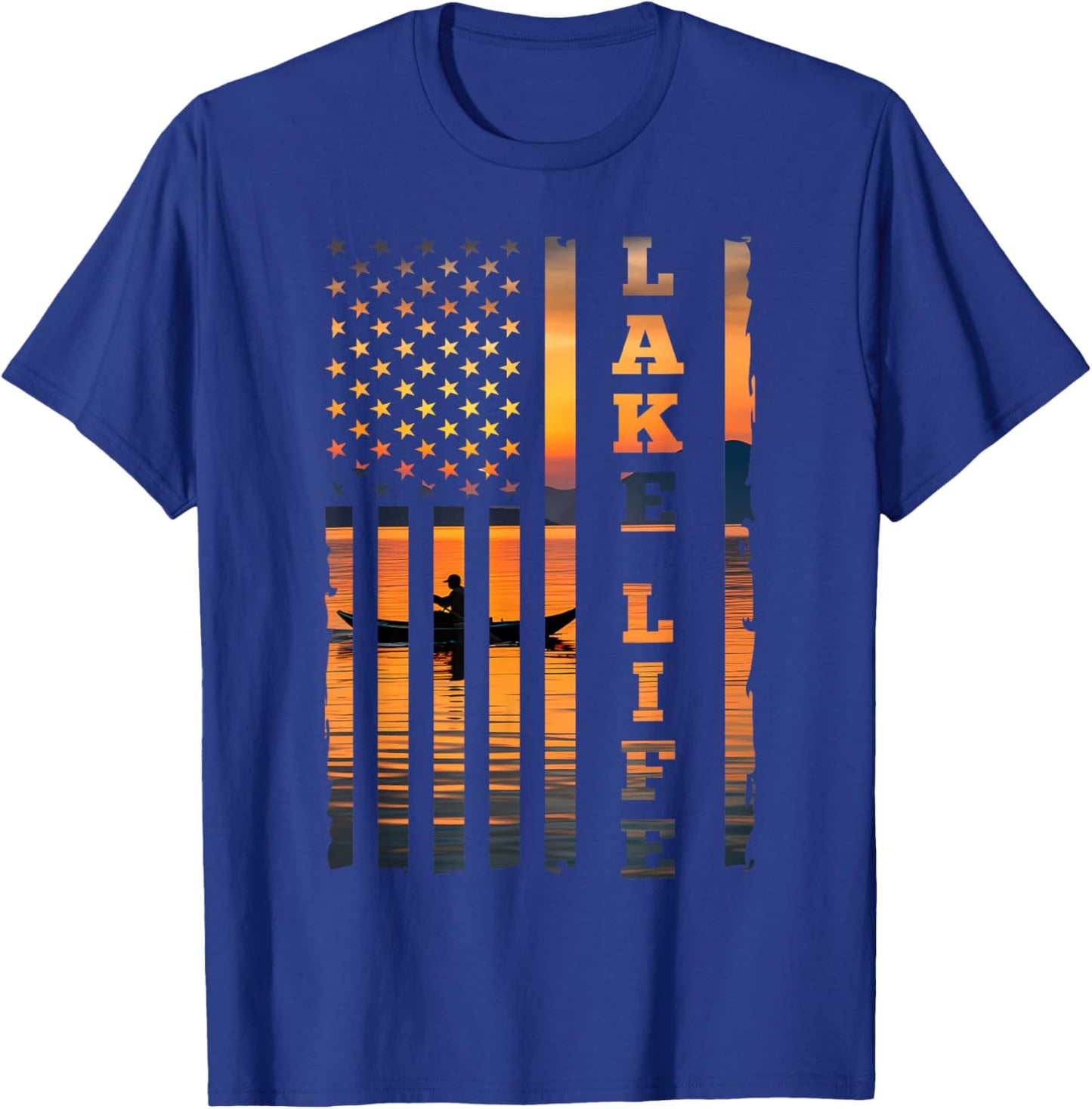 Vintage Lake Life T-Shirt - T-Shirt | Royal