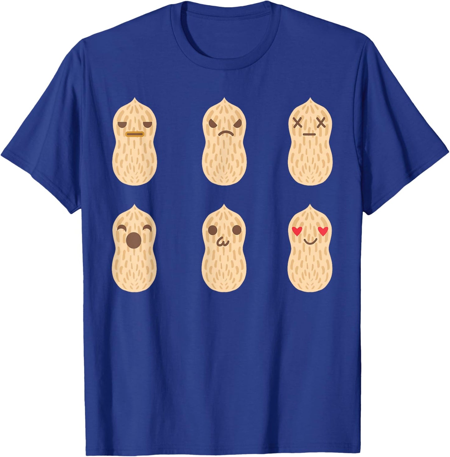 Peanut Graphic gift, Nut design, Peanut design T-Shirt - T-Shirt | Royal