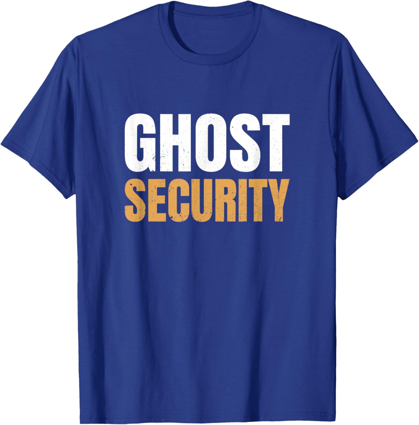 Ghost Security Easy Quick Parents Dad Moms Halloween Costume T-Shirt - T-Shirt | Royal
