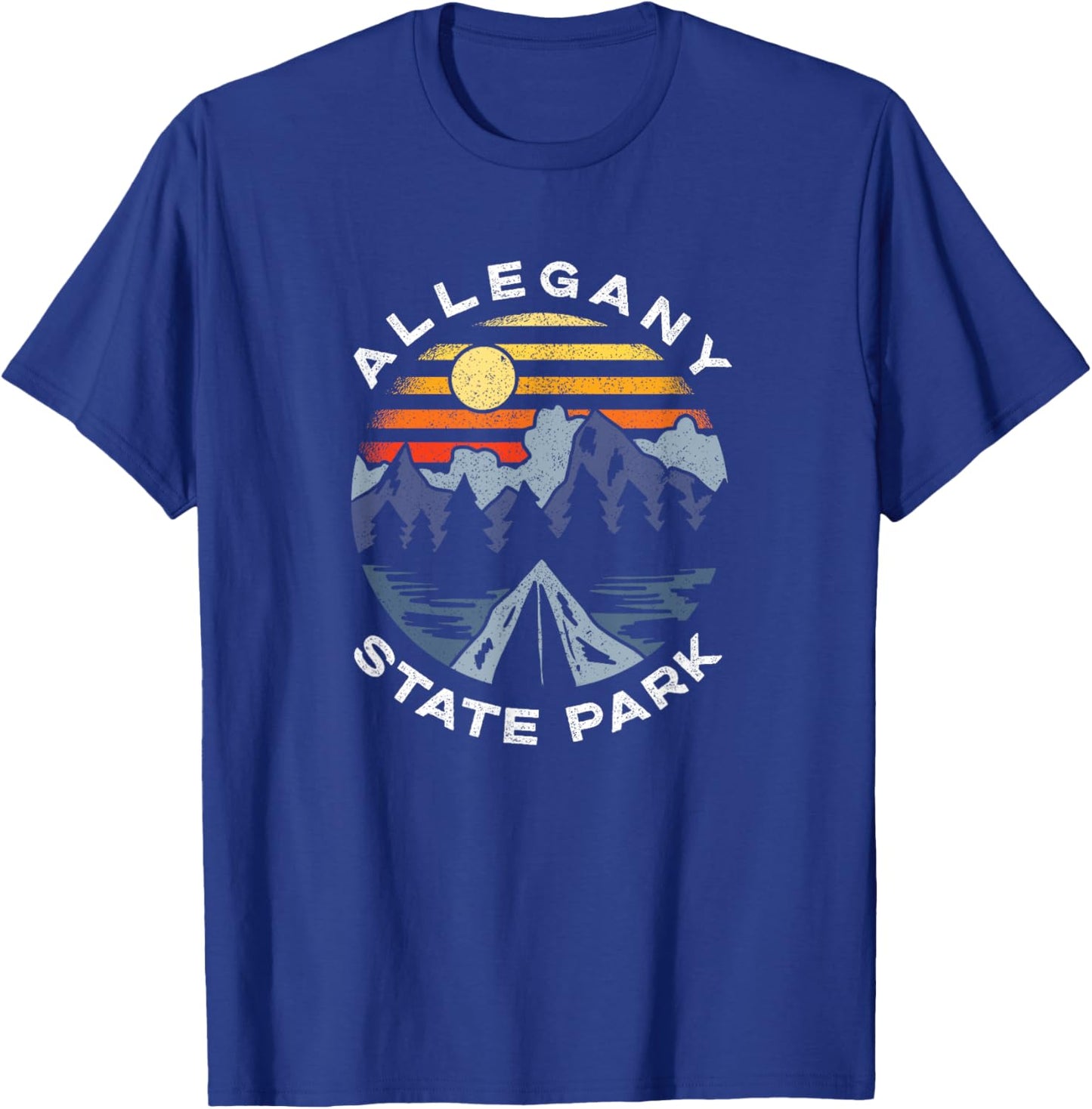 Allegany State Park New York Mountains Vacation Souvenir T-Shirt - T-Shirt | Royal