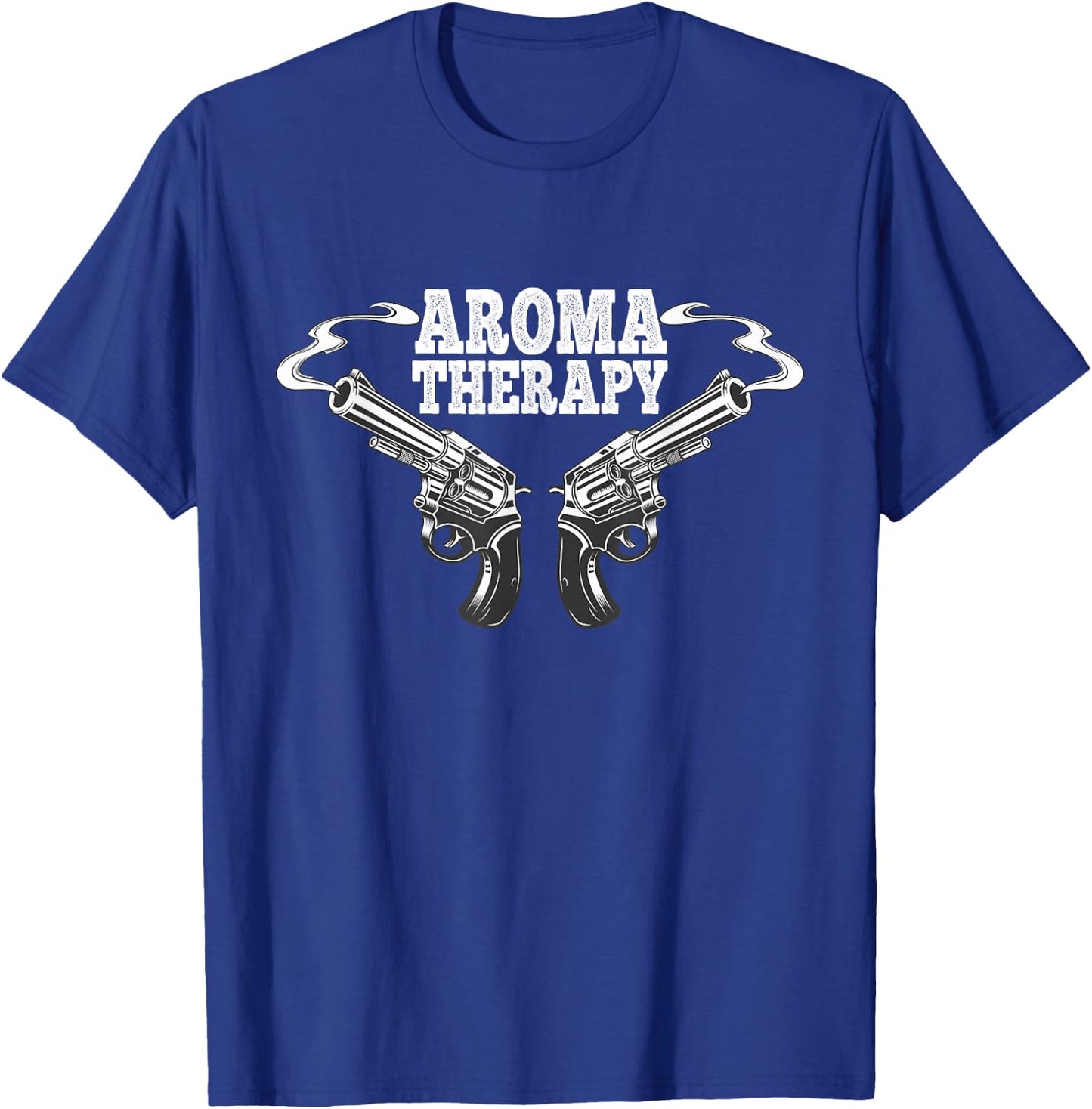 Aromatherapy Pro Gun 2nd Amendment Gun Owner Funny Gifts T-Shirt - T-Shirt | Royal