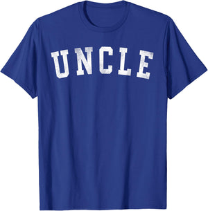 Uncle - Classic Bold Font Father's Day Uncle T-Shirt - T-Shirt | Royal