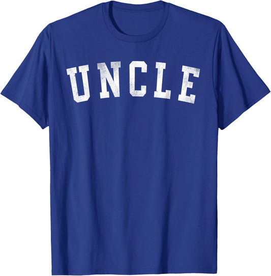 Uncle - Classic Bold Font Father's Day Uncle T-Shirt - T-Shirt | Royal