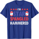 Beer Drinking Drinker Alcohol Funny 4th of July Hammered Men T-Shirt - T-Shirt | Royal