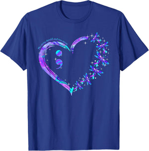No story should end too soon Suicide Prevention Awareness T-Shirt - T-Shirt | Royal
