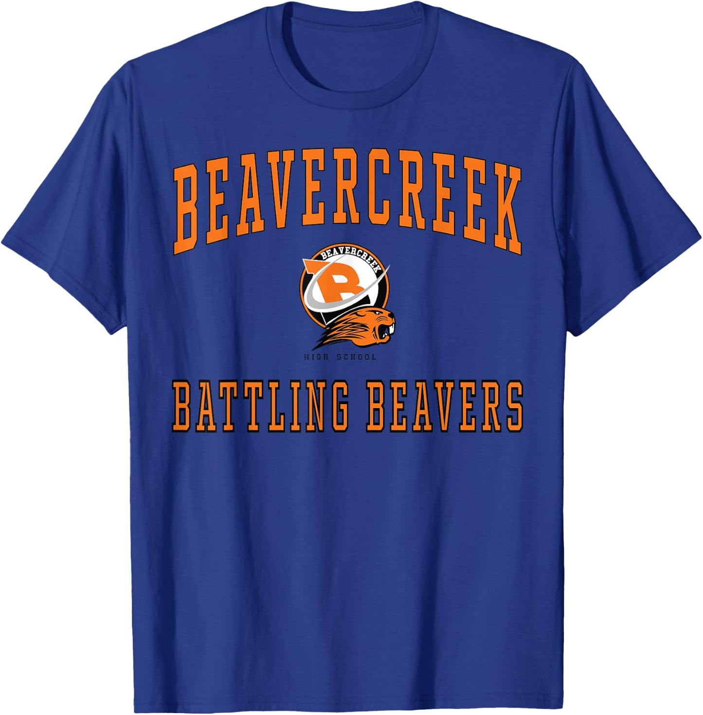 Beavercreek High School Beavers C1 T-Shirt - T-Shirt | Royal