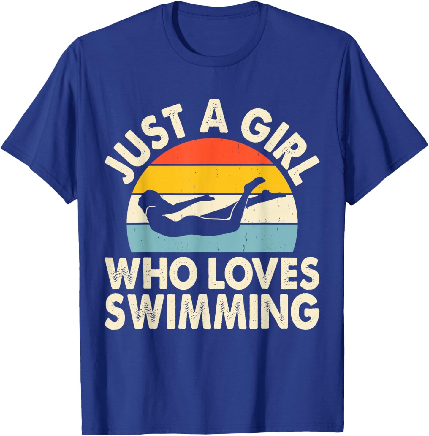Just A Girl Who Loves Swimming T-Shirt - T-Shirt | Royal